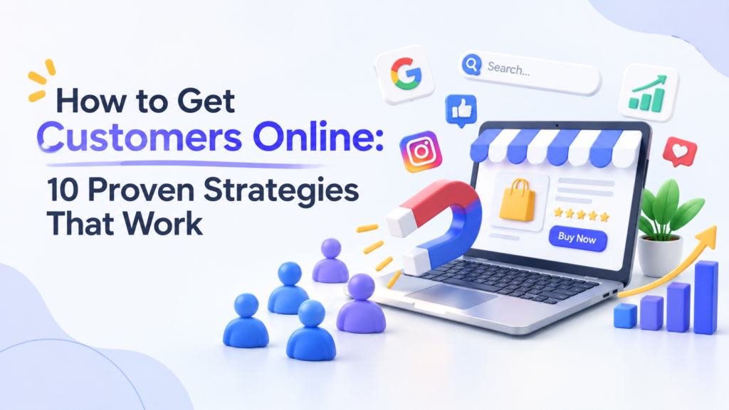 how to get customers online: 10 proven strategies that work